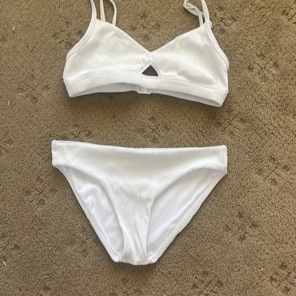 White Roxy bathing suit